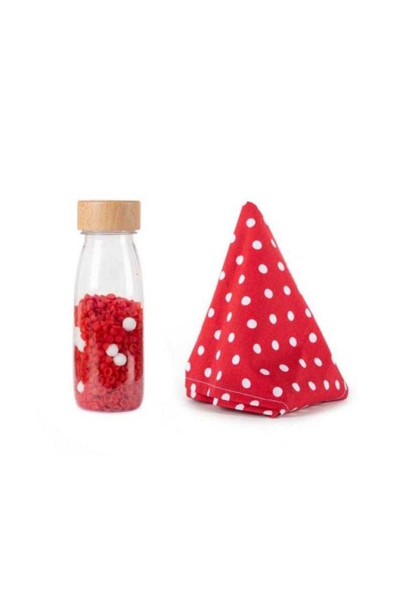 Petit Boum bouteille sensorielle - Coquillage + foulard