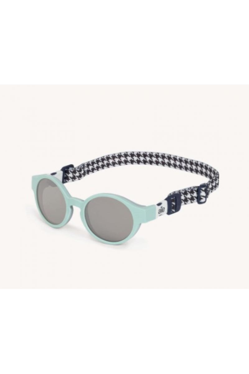 Lunettes Bout'Chou Pti'Lou - Vert d'eau Pied de poule