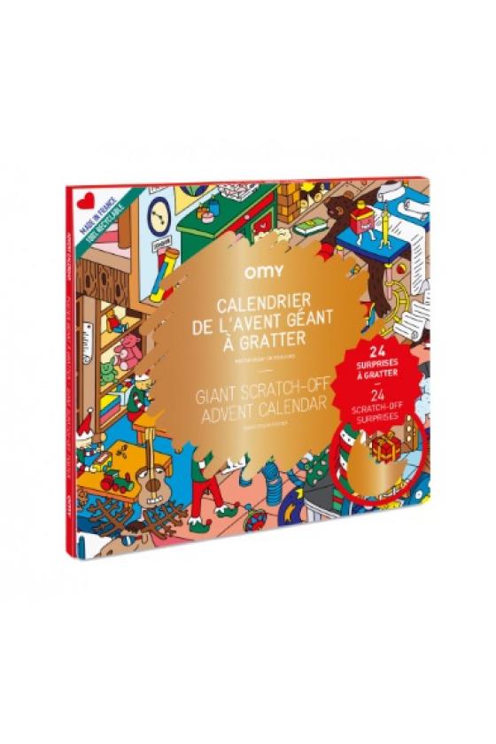 Calendrier de l'Avent géant à gratter 24 surprises